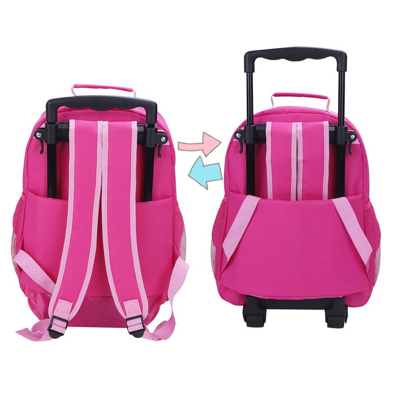 yodo Zoo 3-Way Kids Suitcase Luggage or Toddler Rolling Backpack with wheels, Medium Owl - Image 4